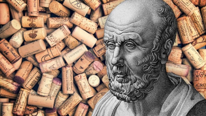 REBECCA O'CONNELL // WELLCOME IMAGES (HIPPOCRATES), ISTOCK (BACKGROUND)