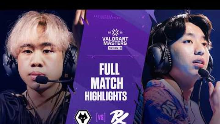 WOL vs. PRX | MATCH HIGHLIGHTS | VCT Masters Toronto 2025 - Playoffs Stage
