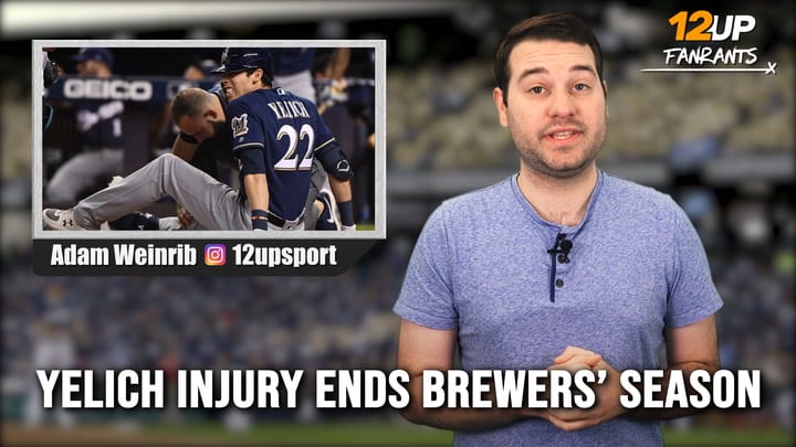 Yelich Injury Ends Brewers' Season
