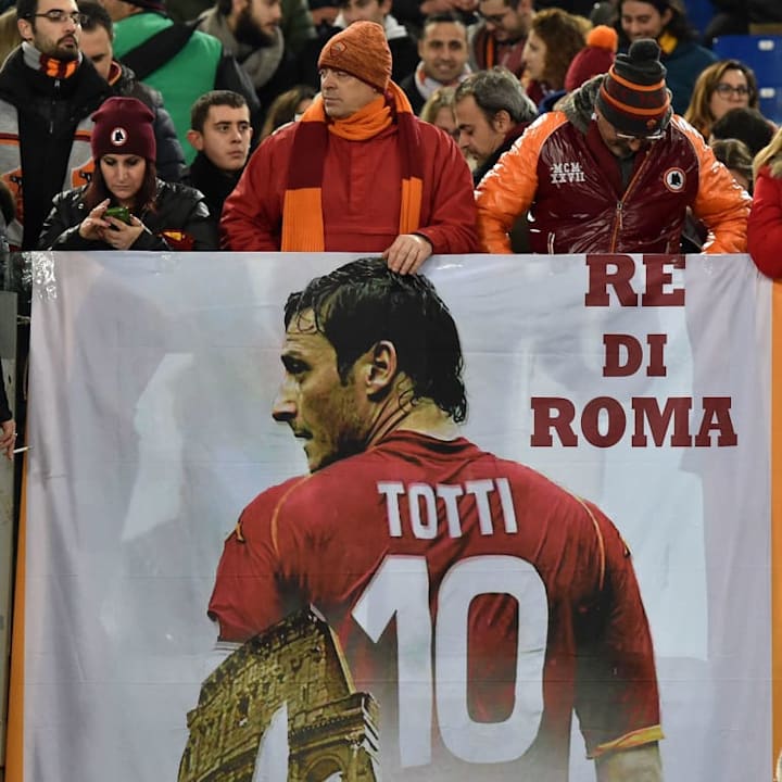 Uno stendardo per Totti