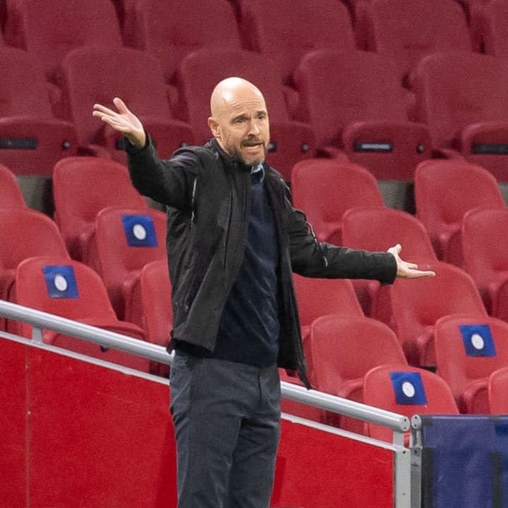 Ajax-Coach Erik ten Hag wird gegen Midtjylland auf elf Spieler verzichten müssen