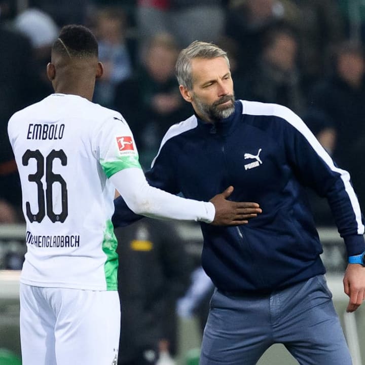 Marco Rose wird Breel Embolo in Frankfurt von der Leine lassen