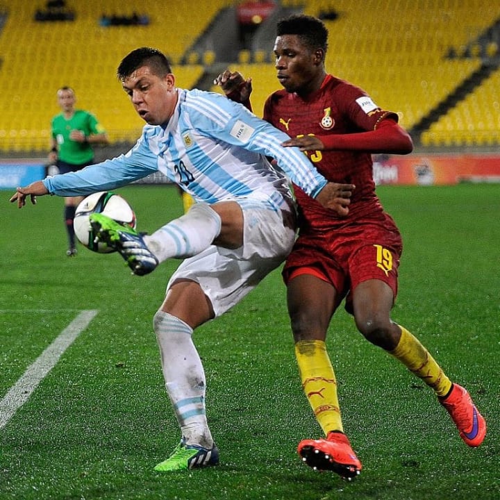 Benjamin Tetteh face à l'Argentine lors de la Coupe du Monde U20. 