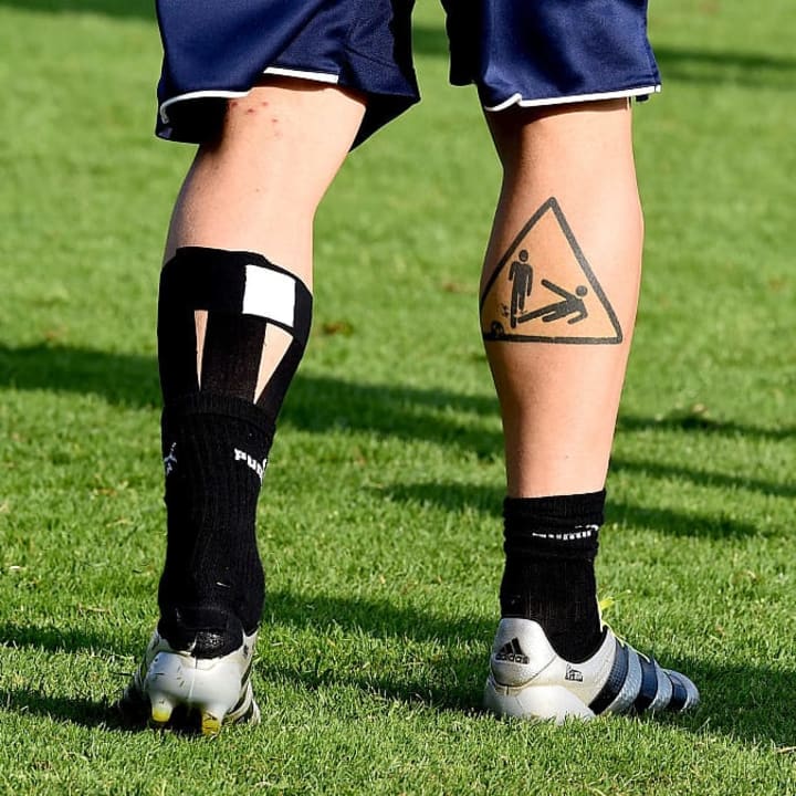 De Rossi's calf tattoo is a guaranteed merchandise seller