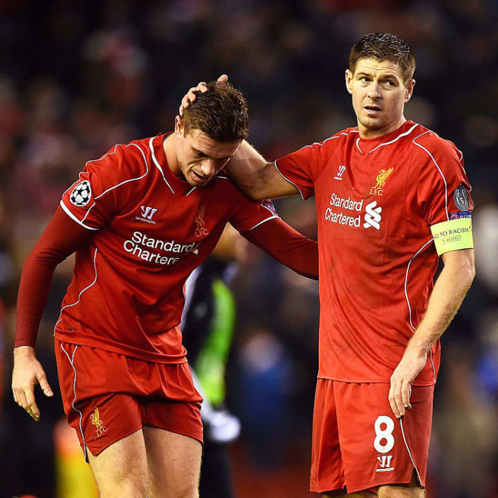 Daniel Agger's departure saw Henderson become vice-captain