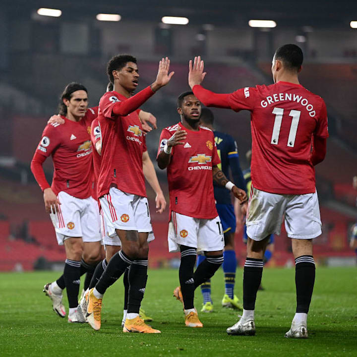 Marcus Rashford surpassed Eric Cantona's goal tally for the club