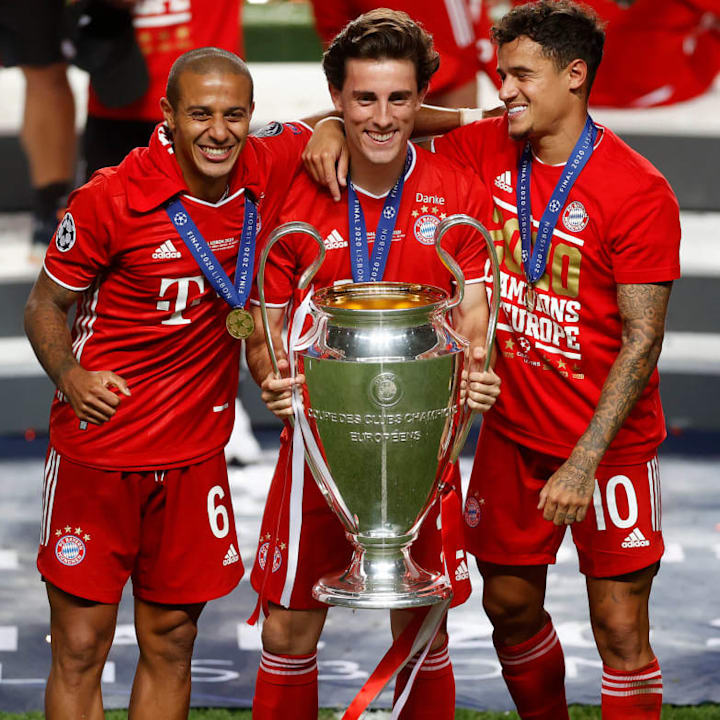 Thiago helped Bayern to the Champions League title on Sunday