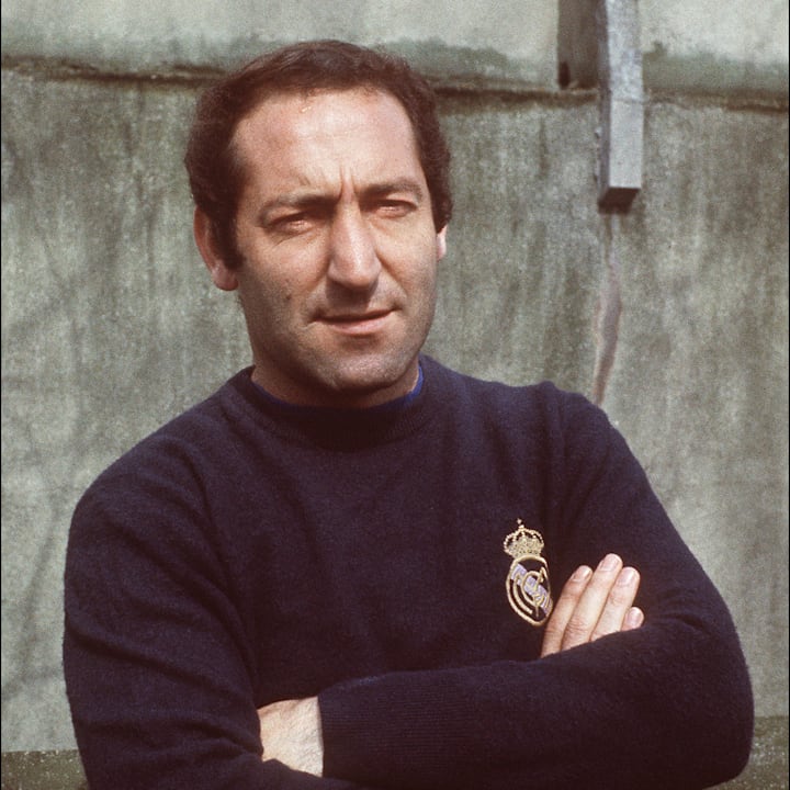Portrait of Real Madrid's forward Francisco Gento