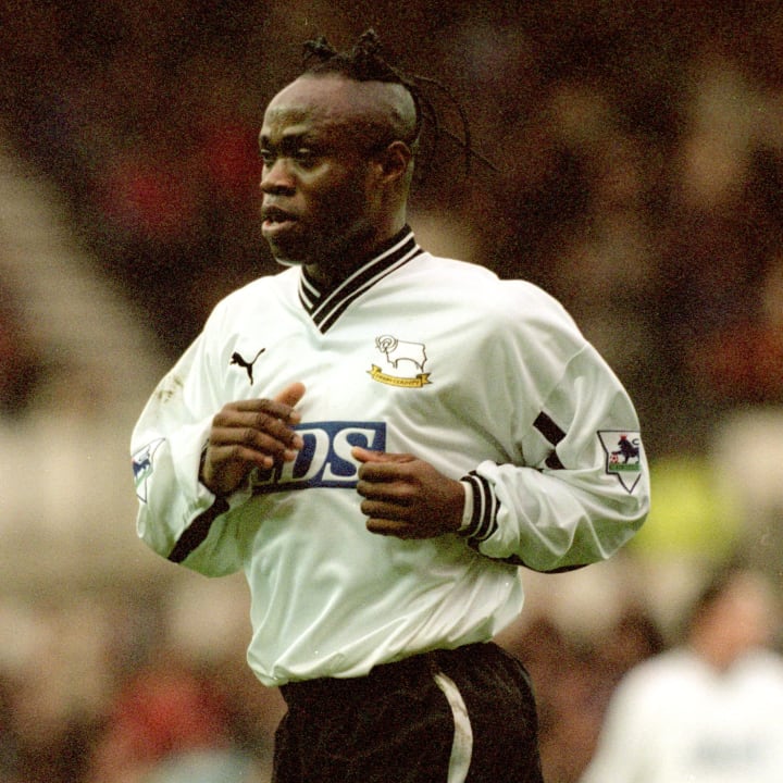 Taribo West briefly played in the Premier League for Derby