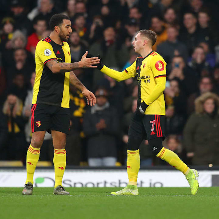 Gerard Deulofeu, Troy Deeney Gerard Deulofeu, Troy Deeney