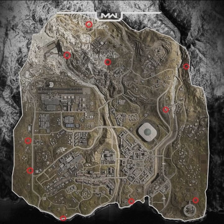 Locations of all accessible bunkers in Warzone