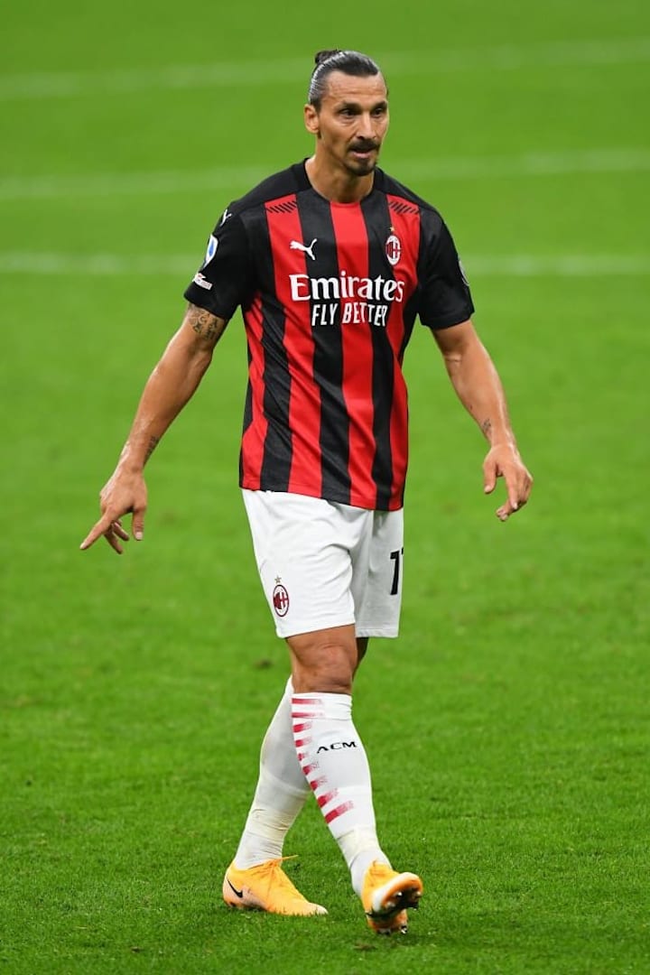 Ibra con la maglia del Milan