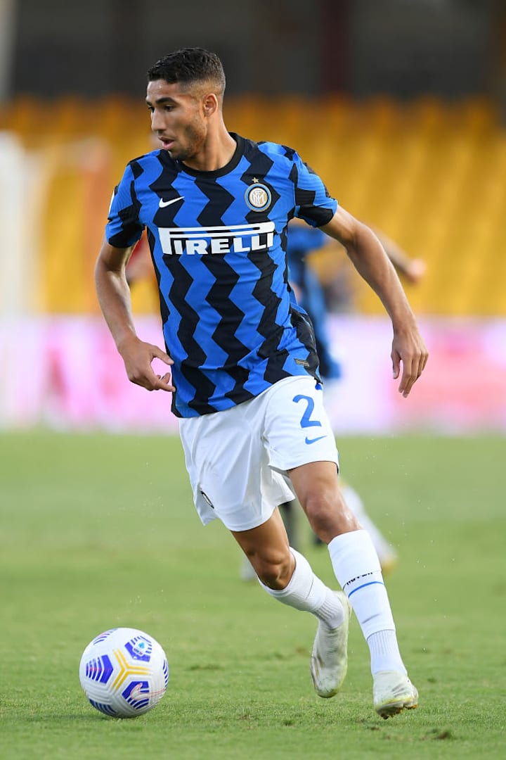 Achraf Hakimi in azione