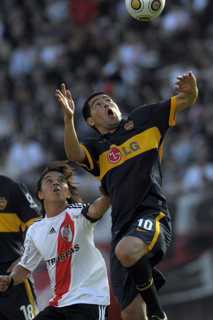 Juan Roman Riquelme, Marcelo Gallardo