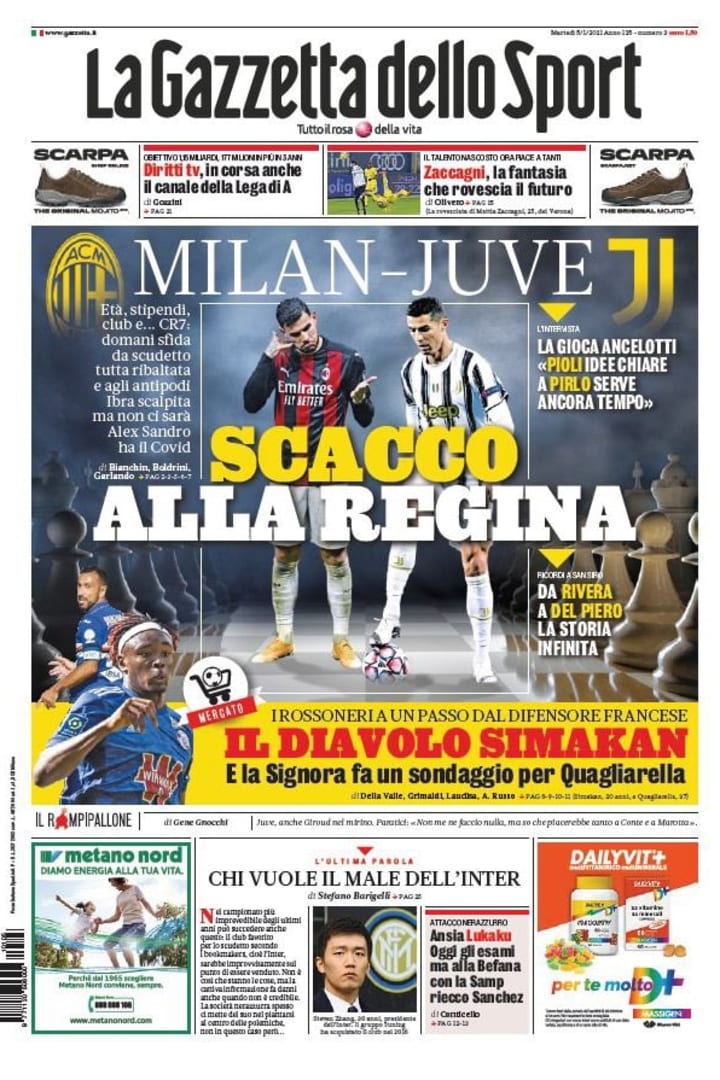 La Rassegna Stampa dei giornali sportivi italiani di ...