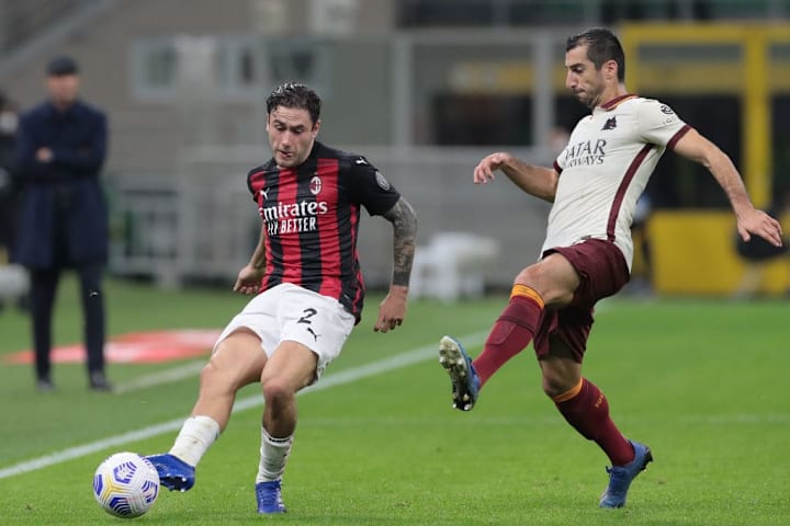 Davide Calabria ed Henrik Mkhitaryan