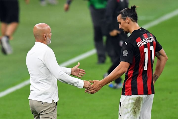 Pioli e Ibrahimovic