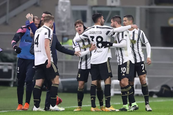 L'esultanza Juve a Milano