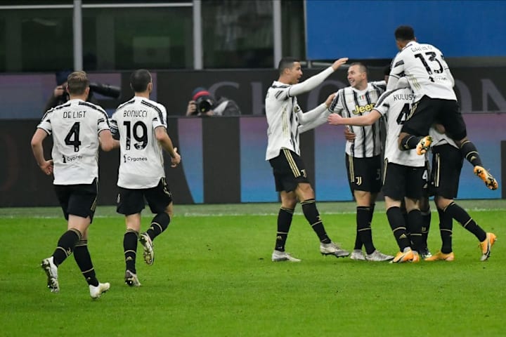 Esultanza al gol di Weston McKennie, 1-3 Juventus
