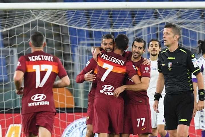 Pellegrini, Veretout, Spinazzola e Mkhitaryan