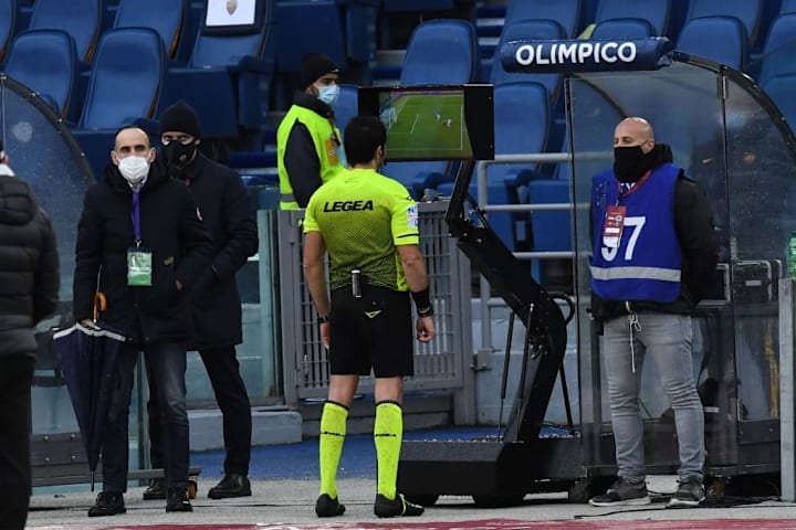 Maresca al VAR in Roma-Sassuolo