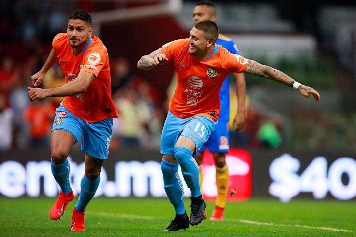 Nicolas Castillo en el América vs Tigres en el Clausura 2019