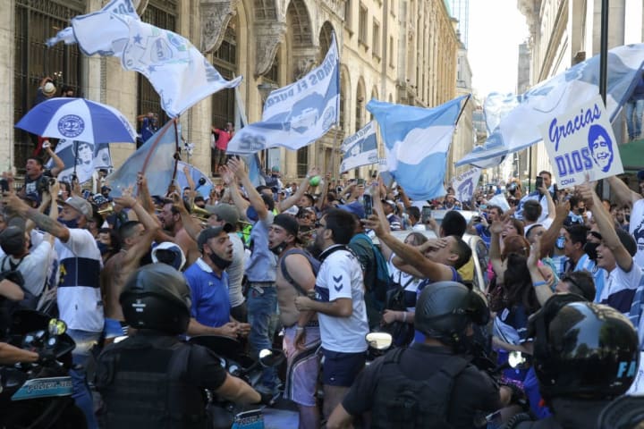 Argentinians Hold Massive Funeral For Diego Maradona