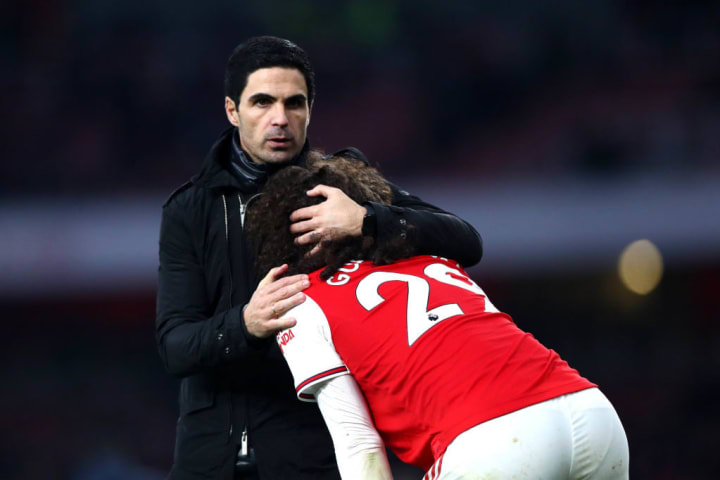 Arteta and Matteo Guendouzi have reportedly had a fractured relationship since the Spaniard's arrival in December