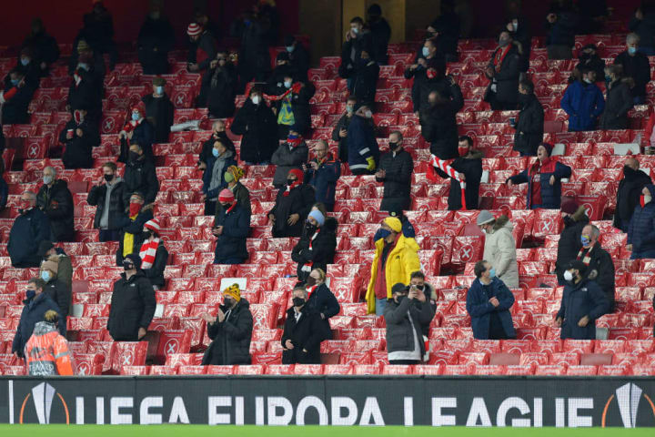 Arsenal welcomed fans back to the Emirates on Thursday night