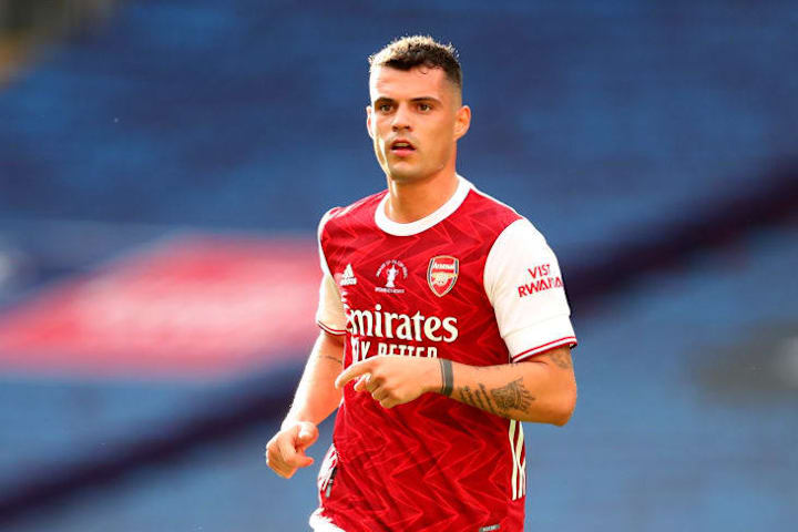 Xhaka has had a mixed time at the Emirates