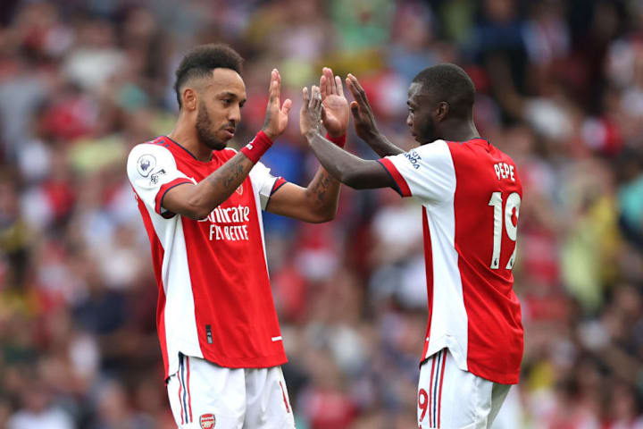 Pierre-Emerick Aubameyang, Nicolas Pepe