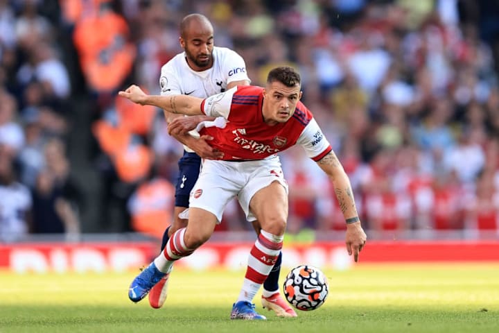 Granit Xhaka, Lucas Moura