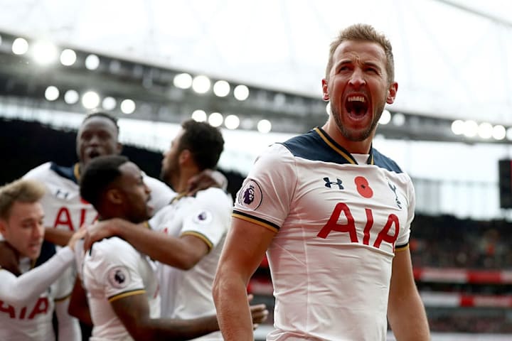 Harry Kane, buteur dans le derby du Nord de Londres, le 6 novembre 2016