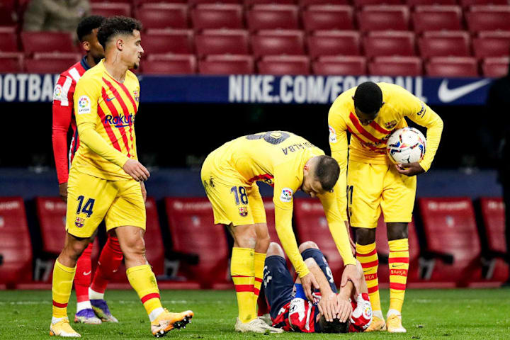 Coutinho, Jordi Alba, Koke, Ousmane Dembele