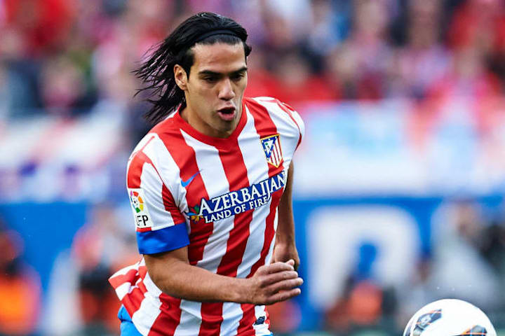 Radamel Falcao el goleador del Atlético durante dos temporadas