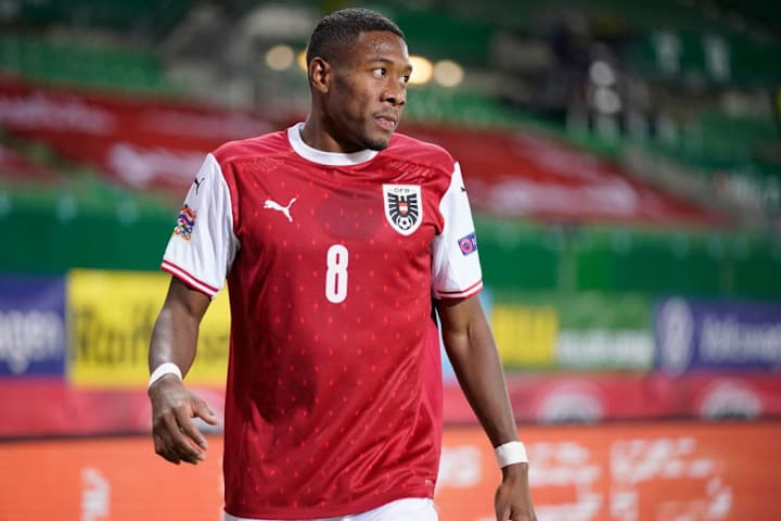 David Alaba con su selección