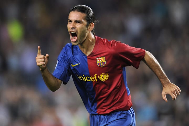 Barcelona's Mexican Rafael Marquez celeb