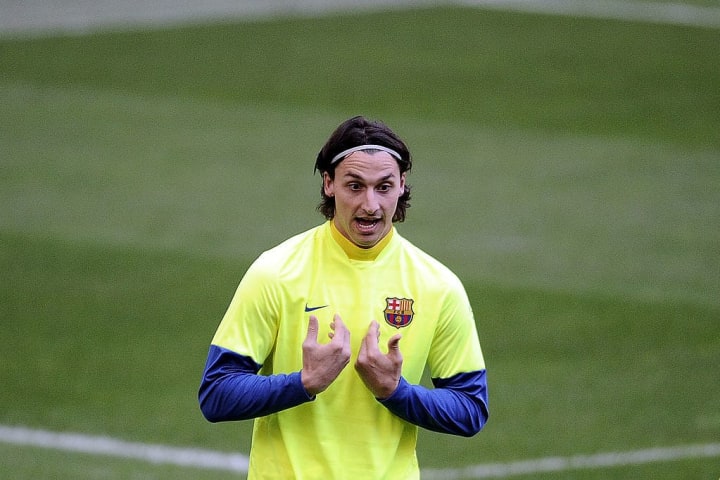 Swedish forward Zlatan Ibrahimovic