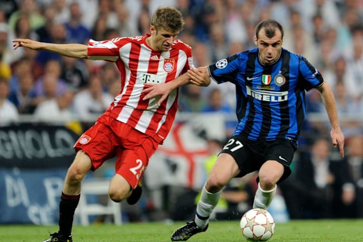 Goran Pandev in azione nella finale Champions contro il Bayern