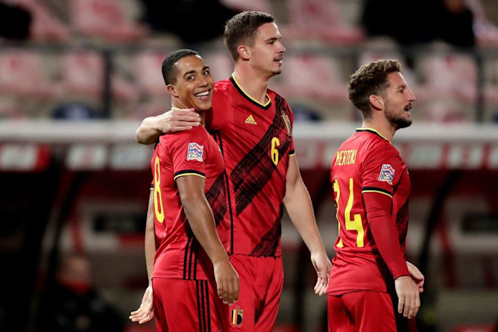 Dries Mertens, Leander Dendoncker, Youri Tielemans