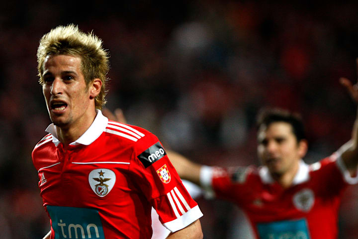 Benfica's midfielder, Fabio Coentrao cel