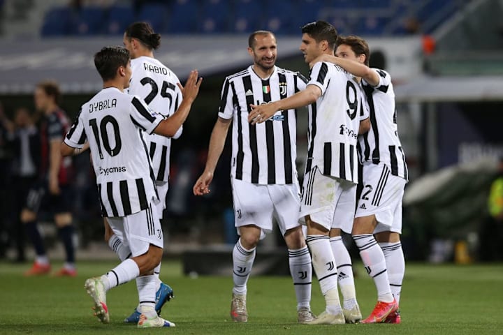 Alvaro Morata, Paulo Dybala, Giorgio Chiellini, Federico Chiesa, Adrien Rabiot