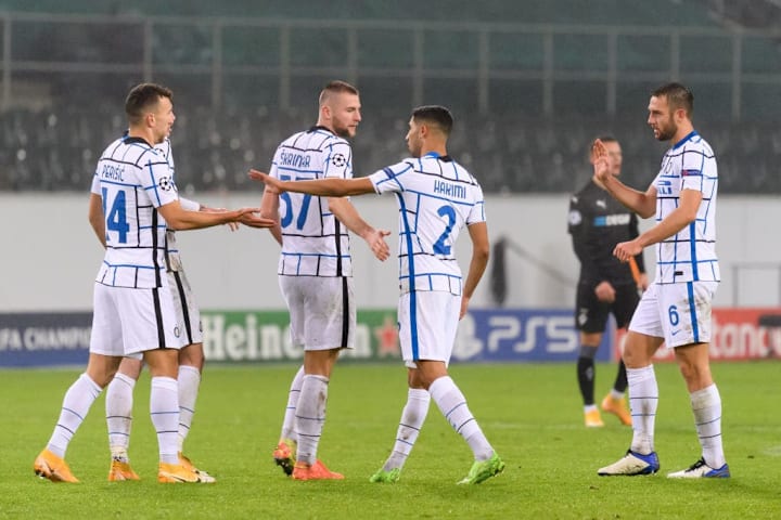 L'esultanza interista a Gladbach
