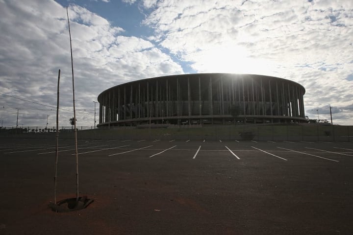 Brasilia's 900 Million Stadium Built For FIFA World Cup Mainly Used As Bus Parking Lot