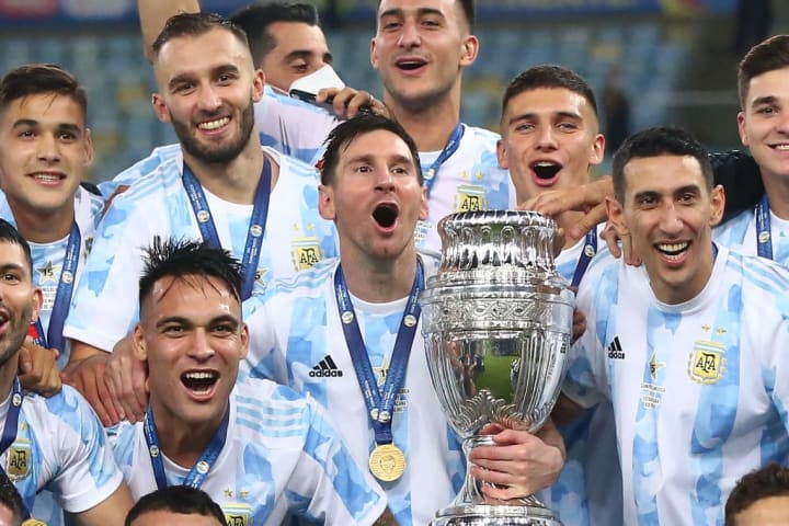 Lionel Messi, Lautaro Martinez, Angel Di Maria