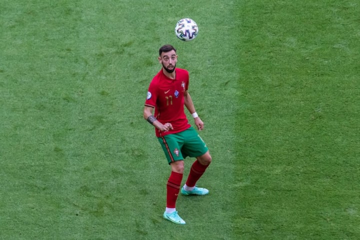 Bruno Fernandes of Portugal seen in action during the UEFA...