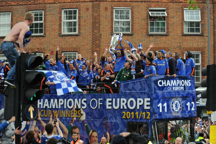 Chelsea were crowned champions of Europe in 2012