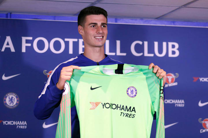 Chelsea signed Kepa from Athletic Club for a world-record goalkeeper fee of £71.6m
