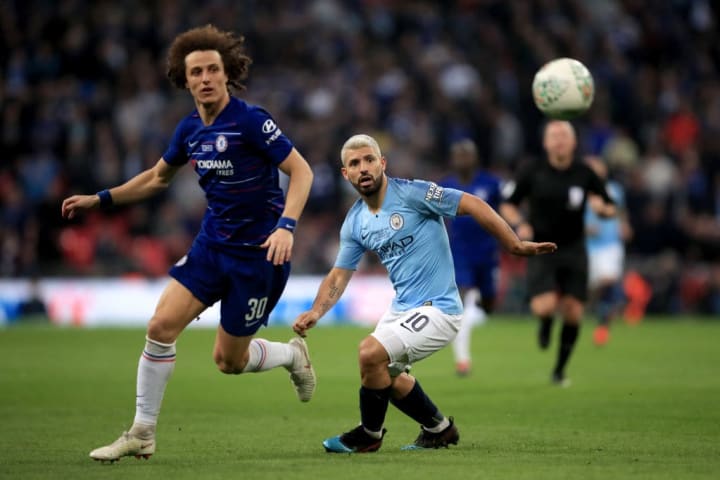 David Luiz y Sergio Agüero, rivales en Inglaterra y con la selección
