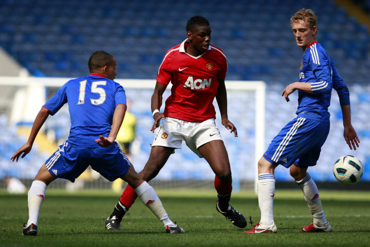 Paul Pogba, Lewis Baker, George Saville